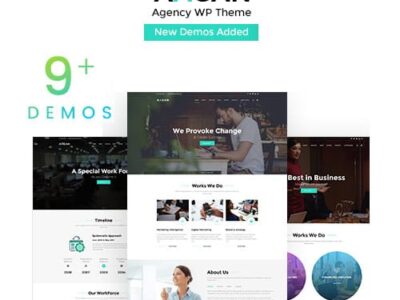 Aagan – Agency Startup WordPress Theme