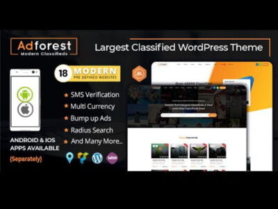 AdForest – Classified Ads WordPress Theme