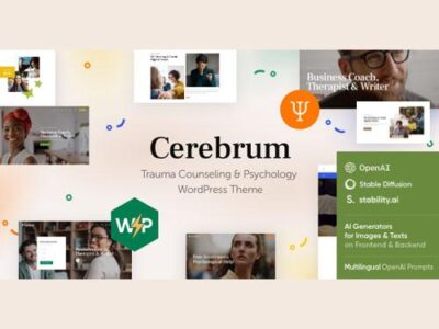 Cerebrum – Counseling & Psychology WordPress Theme