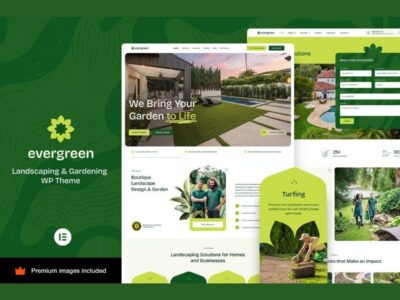 EverGreen – Landscaping Gardening WordPress Theme