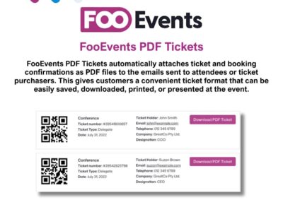 FooEvents PDF Tickets