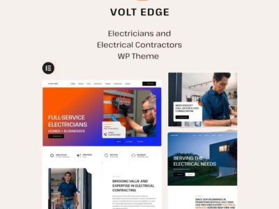 VoltEdge – Electrician Electrical Repair WordPress Theme