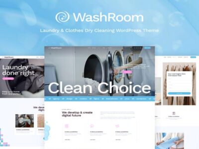Washroom – Laundry & Clothes Dry Cleaning WordPress Theme